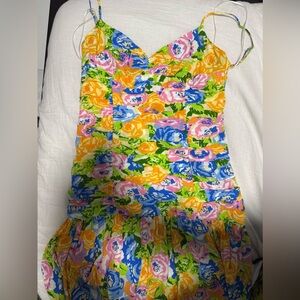 Zara Multicolor Floral Dress